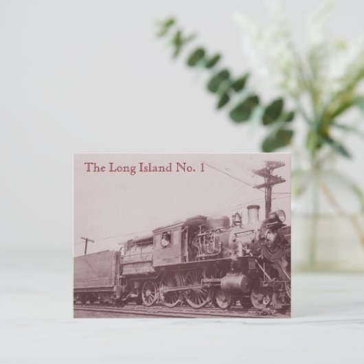 1900年 バルディング機関車のポストカード ポストカード (スタンド正面)