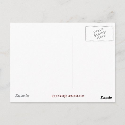 1900年 バルディング機関車のポストカード ポストカード (裏面)