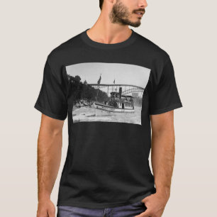 1900-1920年頃霧のヴィンテージの女中、 Tシャツ