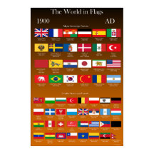 1900 AD Flags of the World