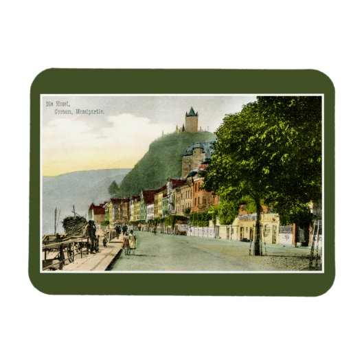 1900 Cochem Mosel Moselle川ドイツ マグネット (横)