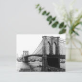 1900 East River Bridge NYCポストカード ポストカード (スタンド正面)