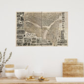 1900 Easton, PA & Phillipsburg, NJパノラママップ ポスター (キッチン)