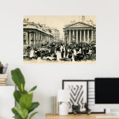 1900 London Royal Exchange and Bank of England ポスター (ホームオフィス)