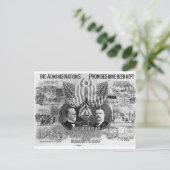 1900 Mckinley – テディ・ルーズベルト ポストカード (スタンド正面)