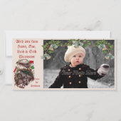 1900sホームforクリスマストレインフォトカード休日C シーズンカード (正面)