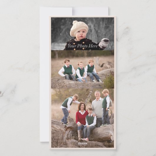 1900sホームforクリスマストレインフォトカード休日C シーズンカード (裏面)