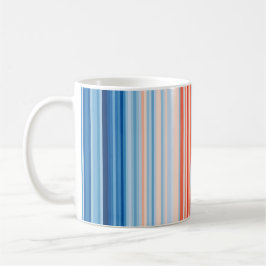 1901ストライプ年～2020年のの温暖化 – メキシコ コーヒーマグカップ