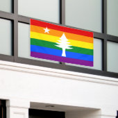 1901メインフラグアウトドアバナー-レインボーエディション 横断幕 (ビルの外側)