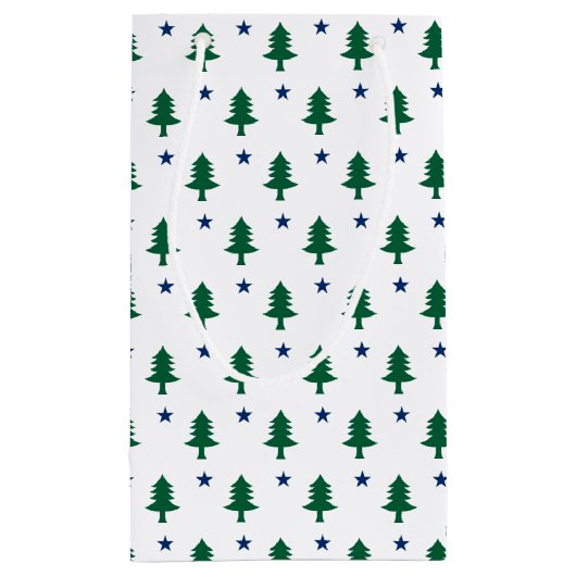 1901メイン州旗抱き枕 スモールペーパーバッグ (裏面)