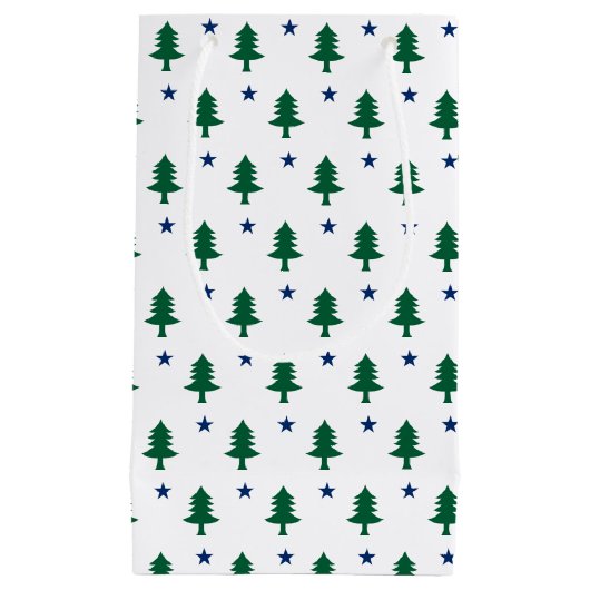 1901メイン州旗抱き枕 スモールペーパーバッグ (正面)