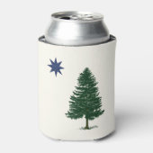 1901メイン州旗 – ヴィンテージスタイル 缶クーラー (缶正面)