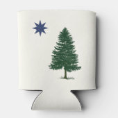 1901メイン州旗 – ヴィンテージスタイル 缶クーラー (裏面)