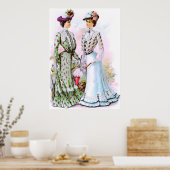 1901ヴィンテージドレス ポスター (キッチン)