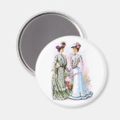 1901ヴィンテージドレス マグネット (正面/裏面)