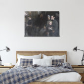 1901年に彼らの運命を退いた キャンバスプリント (インサイチュ (寝室))