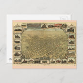 1901年のカリフォルニア州サンノゼ市 ポストカード (正面/裏面)
