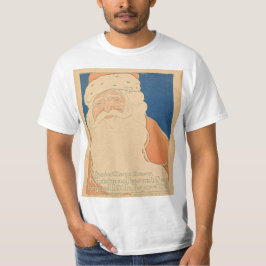 1901年のヴィンテージクリスマスソングシートカバー Tシャツ