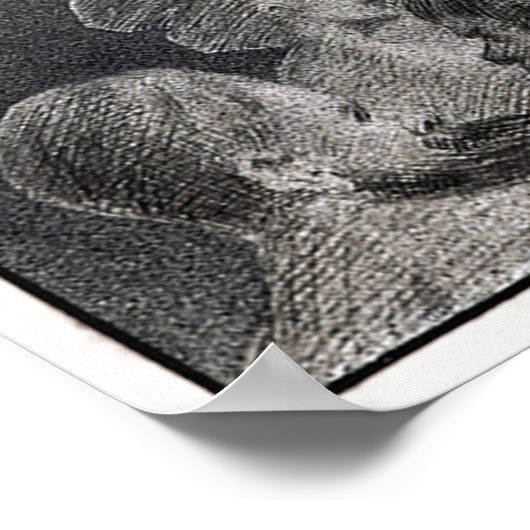 1901年の未知人へ ポスター (角)