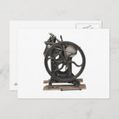 1901年の活版印刷 ポストカード (正面/裏面)