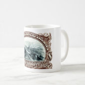1901年の運河はミシガン州を締めます コーヒーマグカップ (正面右)