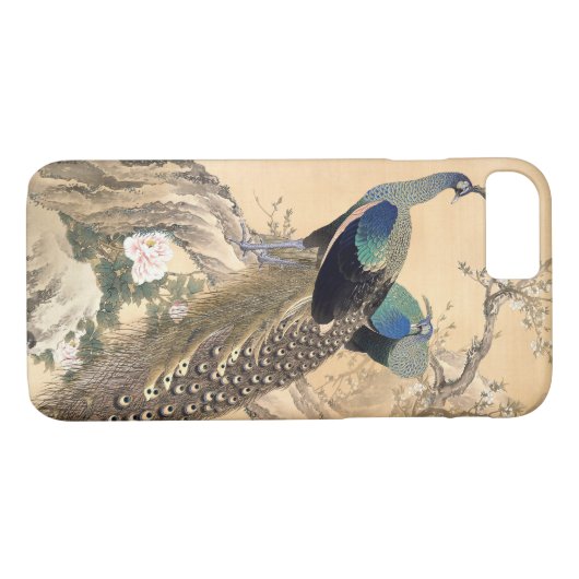 1901年アート春のペコックス日本のペア Case-Mate iPhoneケース (裏面(横))