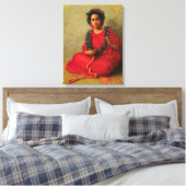 1901年テオドア・ウォレス キャンバスプリント (インサイチュ (寝室))