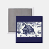 1901年パンアメリカン万博 マグネット (正面/裏面)