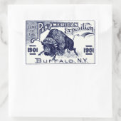 1901年パンアメリカン万博 長方形シール (バッグ)