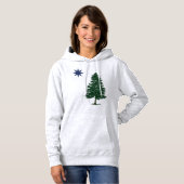 1901年メインの旗-ヴィンテージのスタイルの パーカ (正面フル)