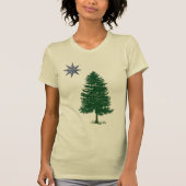 1901年メインの旗-ヴィンテージのスタイルの Tシャツ (正面)