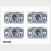 1901年汎米博覧会 長方形シール (シート)