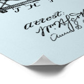 1901年飛んでいる機械飛行機芸術スケッチプリント ポスター (角)