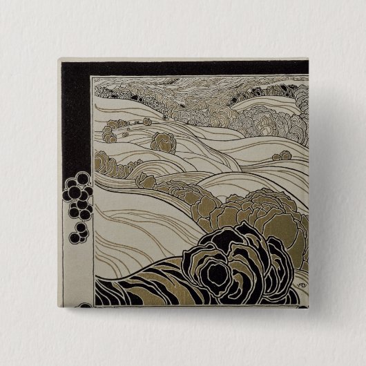 1901年10月 缶バッジ (正面)