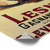 1901年BICYCLE BORDEAUX to PARIS ポスター (角)