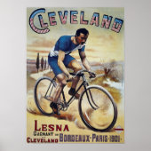 1901年BICYCLE BORDEAUX to PARIS ポスター (正面)
