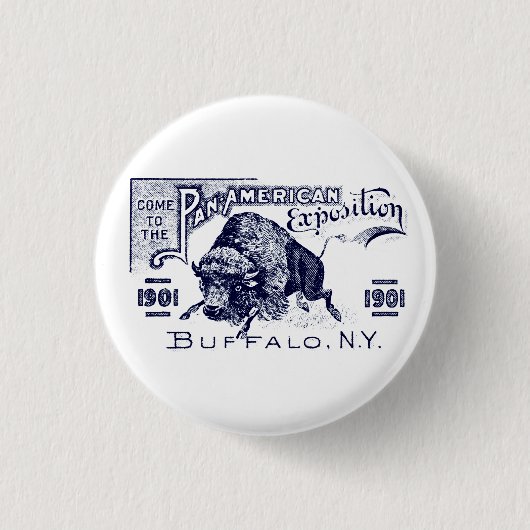 1901鍋アメリカの博覧会 缶バッジ (正面)