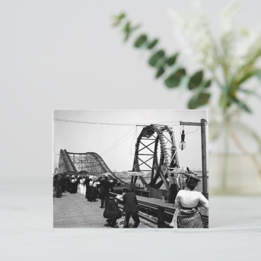 1901 Loop Roller Coasterはがき ポストカード (スタンド正面)