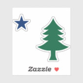 1901 Maine国旗のステッ澄んクセット シール (シート)