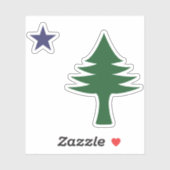 1901 Maine国旗のステッ澄んクセット シール (シート)