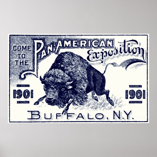 1901 Pan-American Expo ポスター (正面)