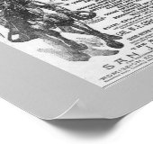 1902バッファロー・ビルのワイルドウエスト・ショー広告ポスター画像 ポスター (角)