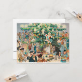 1902年のクリスマス カード (正面/裏面インサイチュ)