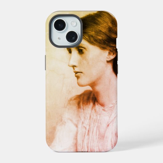 1902年のヴァージニア・ウルフの肖像画 iPhone 15ケース (裏面)