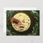 1902年の映画『月への旅ヴィンテージ』 ポストカード (正面/裏面)