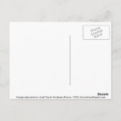 1902年の月旅行 ポストカード (裏面)