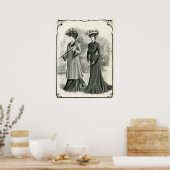 1902年エレガンスの女性 ポスター (キッチン)