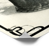 1902年エレガンスの女性 ポスター (角)