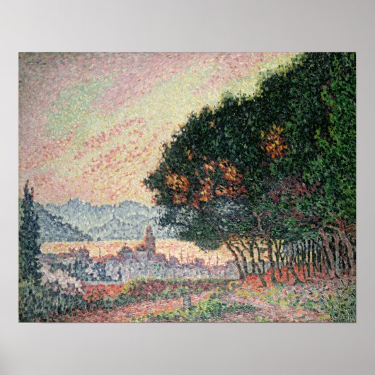 1902年セントトロペス近郊の森林 ポスター (正面)