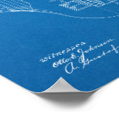 1902年奇数飛行船飛行機特許スケッチプリント ポスター (角)